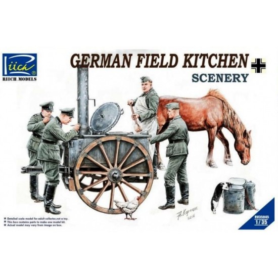 1/35 German Field Kitchen Scenery 1/35 German Field Kitchen Scenery