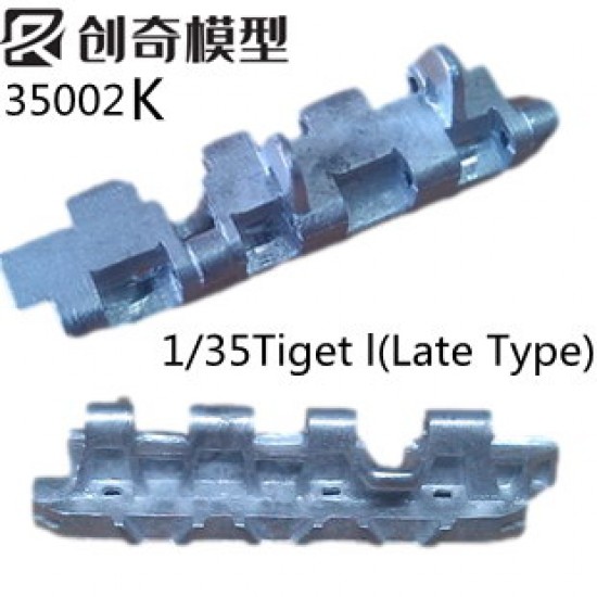 1/35 WWII German Tiger Late Production Metal Tracks w/Double Pins 1/35 WWII German Tiger Late Production Metal Tracks w/Double Pins