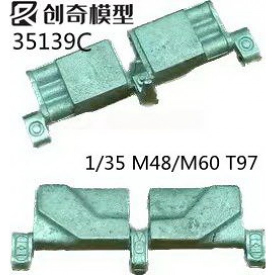 1/35 US M60/M48 /T97 Late Production Metal Tracks w/Pins 1/35 US M60/M48 /T97 Late Production Metal Tracks w/Pins