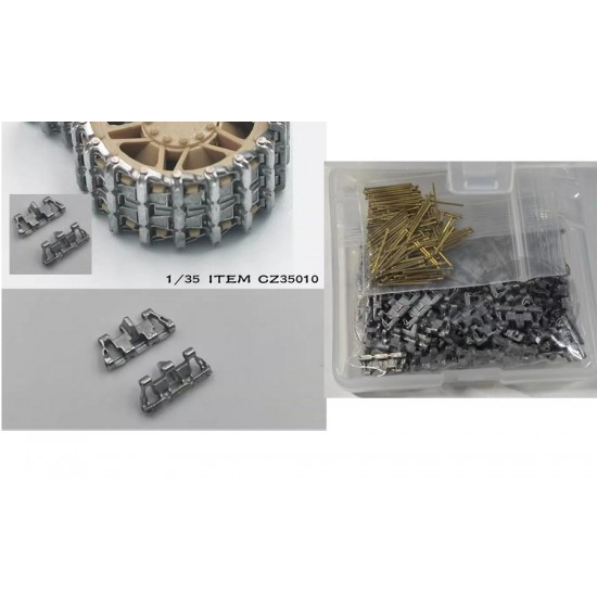 1/35 Panzer III/IV Mid Type B Tracks (Eco-Friendly Black Zinc Alloy) 1/35 Panzer III/IV Mid Type B Tracks (Eco-Friendly Black Zinc Alloy)