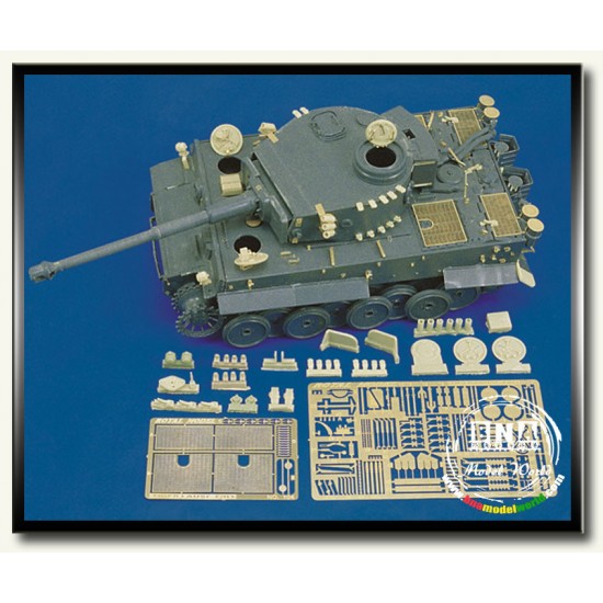 1/35 German Tiger I Early Version E/H1 Detail-up Set for Italeri kit #286 1/35 German Tiger I Early Version E/H1 Detail-up Set for Italeri kit #286