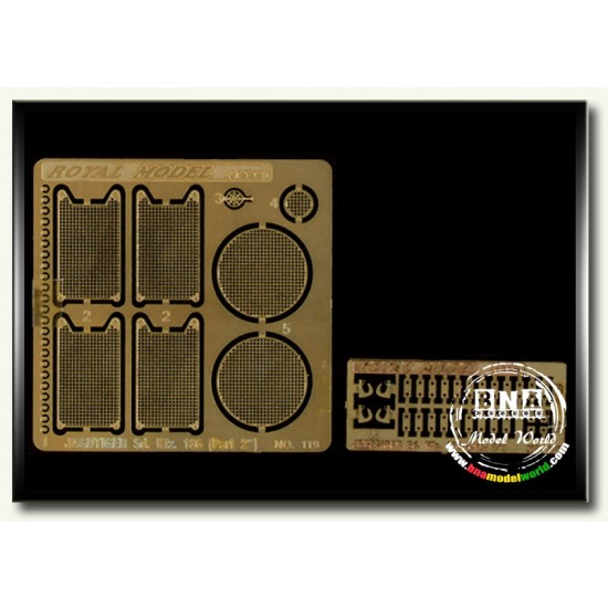 1/35 German Jagdtiger Detail-up Set Vol.2 for Dragon kit 1/35 German Jagdtiger Detail-up Set Vol.2 for Dragon kit