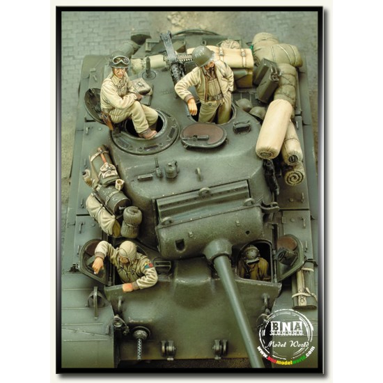 1/35 WWII M26 Pershing Crew 1/35 WWII M26 Pershing Crew