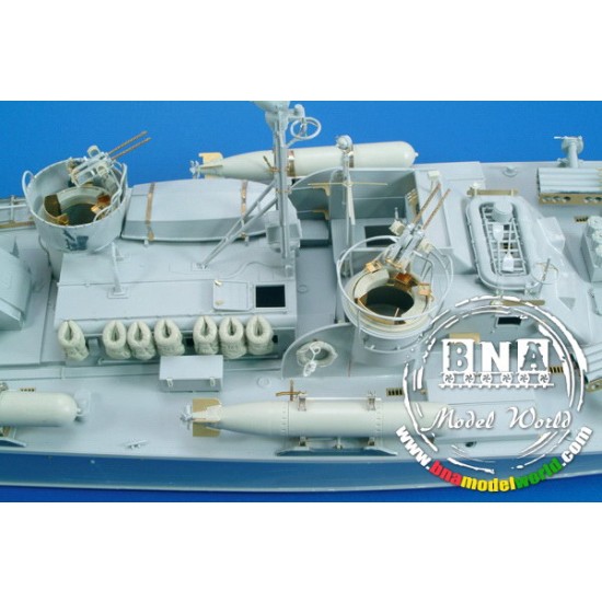 1/35 Elco 80 Torpedo Boat PT-596 Detail Set for Italeri kit 1/35 Elco 80 Torpedo Boat PT-596 Detail Set for Italeri kit