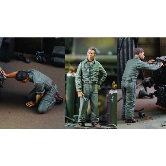 1/35 Mechanics (3 resin figures) 1/35 Mechanics (3 resin figures)