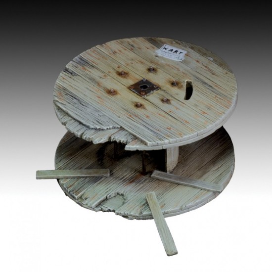 1/35 Damaged Cable Reel (diameter 60mm) 1/35 Damaged Cable Reel (diameter 60mm)
