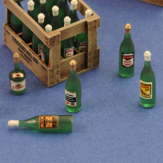 1/35 Champagne, Cognac E Wine Bottles with Crates 1/35 Champagne, Cognac E Wine Bottles with Crates