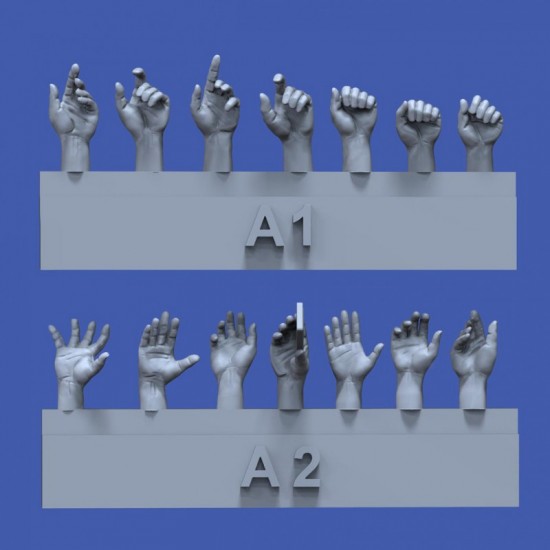 1/35 Assorted Hands Set No.1 1/35 Assorted Hands Set No.1