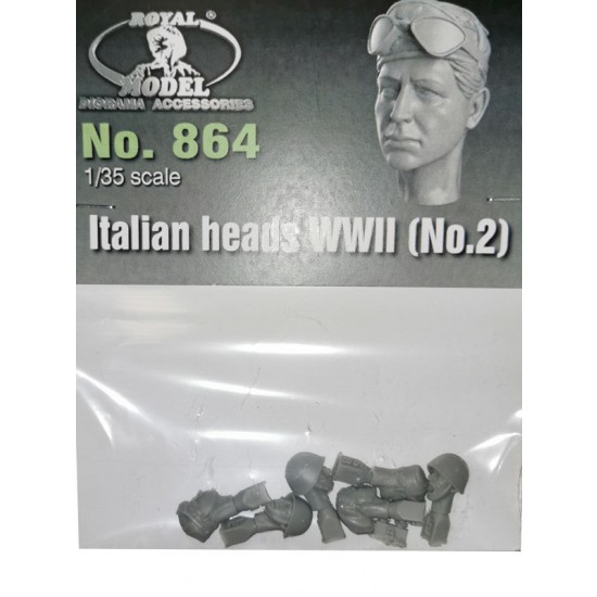 1/35 WWII Italian Heads Vol. 2 1/35 WWII Italian Heads Vol. 2