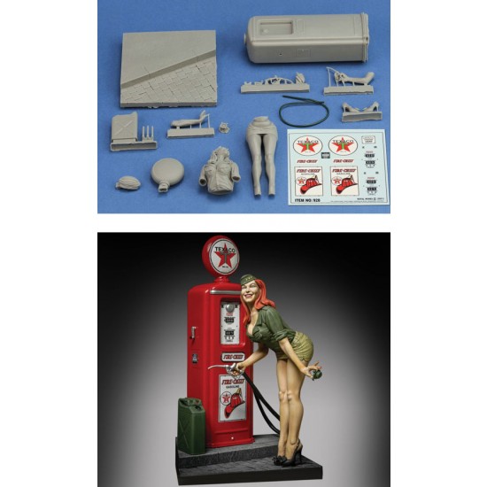 75mm Scale Pin-up at the Gas Pump 75mm Scale Pin-up at the Gas Pump