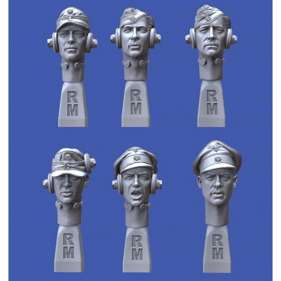 1/35 WWII German Tanker Heads Vol.1 1/35 WWII German Tanker Heads Vol.1