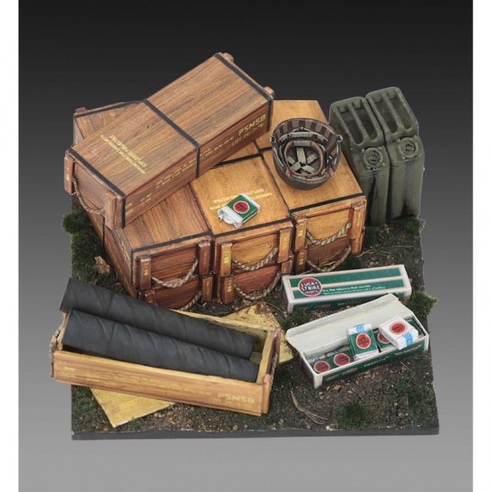 1/35 Base with 105 mm Ammo with Cases 1/35 Base with 105 mm Ammo with Cases