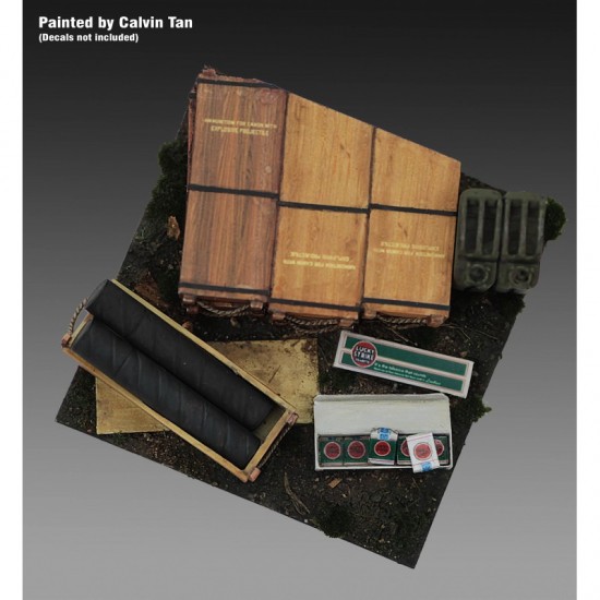 1/35 Base with 105 mm Ammo with Cases 1/35 Base with 105 mm Ammo with Cases