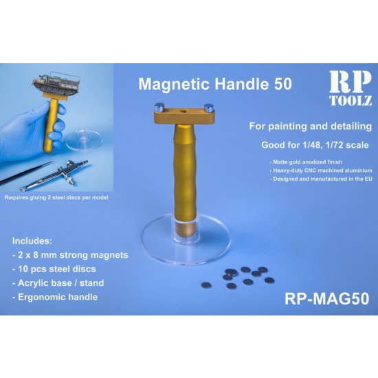 Magnetic Handle 50 w/Acrylic Basement for 1/48, 1/72 Scale