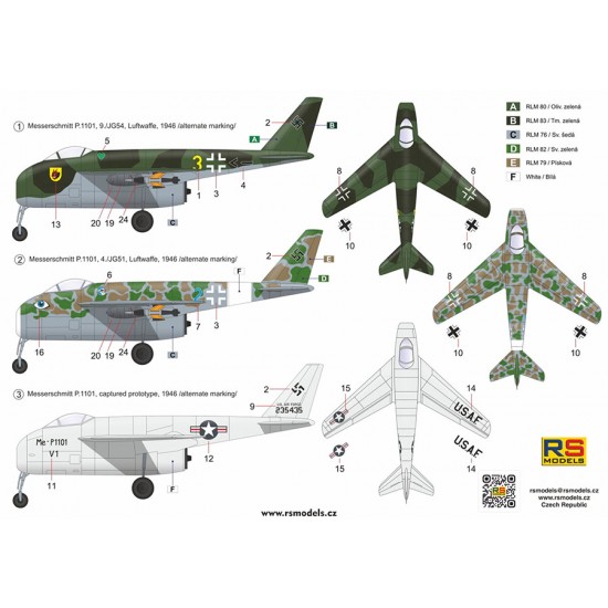 1/48 Messerschmitt P.1101 Fighter 1/48 Messerschmitt P.1101 Fighter