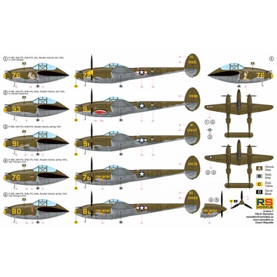1/72 US P-38 E Lightning Aleutian 1/72 US P-38 E Lightning Aleutian