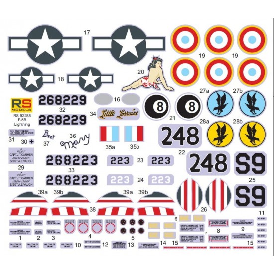 1/72 Lockheed F-5B Lightning Fighter 1/72 Lockheed F-5B Lightning Fighter