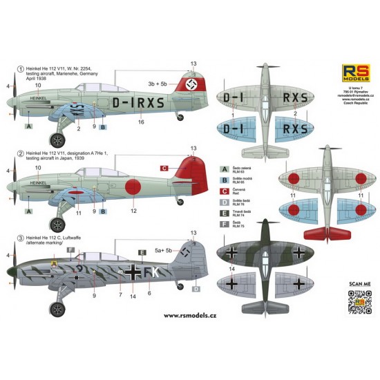 1/72 Heinkel 112 V11 with DB 601 A Engine 1/72 Heinkel 112 V11 with DB 601 A Engine