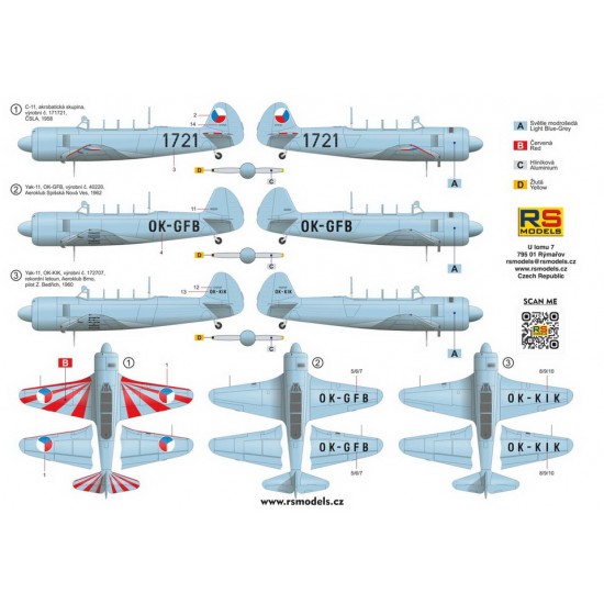 1/72 Yakovlev Yak-11 / LET C-11 Moose 1/72 Yakovlev Yak-11 / LET C-11 Moose