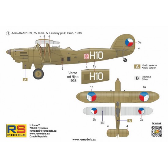 1/72 Czechoslovak Aero Ab-101 Bomber 1/72 Czechoslovak Aero Ab-101 Bomber