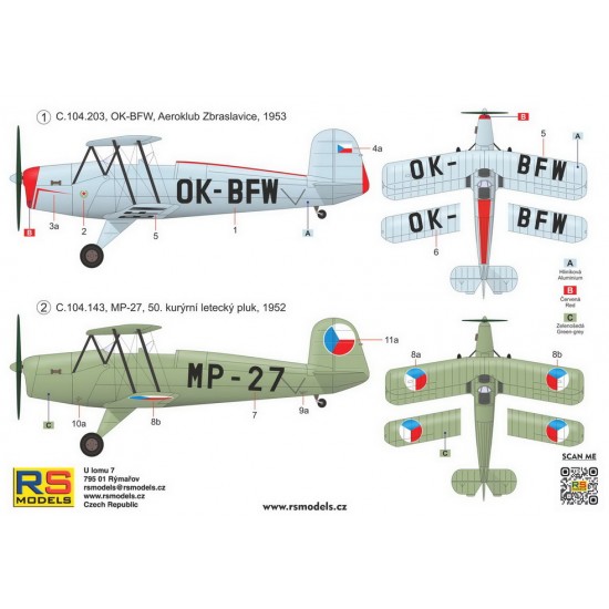 1/72 Czechoslovak Aero C-104 Biplane 1/72 Czechoslovak Aero C-104 Biplane