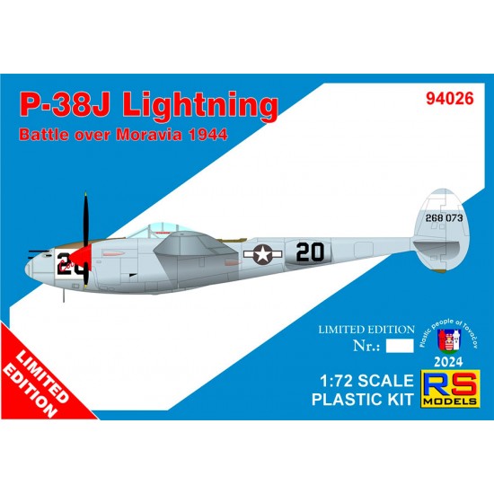 1/72 USAF P-38 Lightning, 2LT. David R. Miles, Battle over Moravia 1944 1/72 USAF P-38 Lightning, 2LT. David R. Miles, Battle over Moravia 1944
