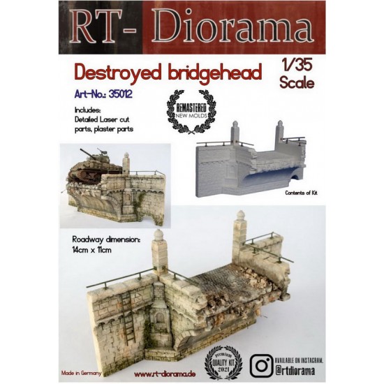 1/35 Destroyed Bridgehead 1/35 Destroyed Bridgehead