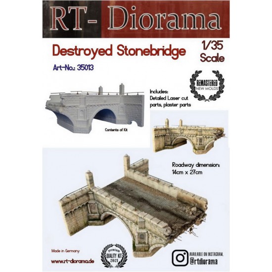 1/35 Destroyed Stonebridge 1/35 Destroyed Stonebridge