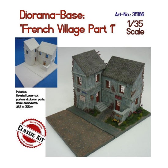 1/35 Diorama-Base: French Village Part 1