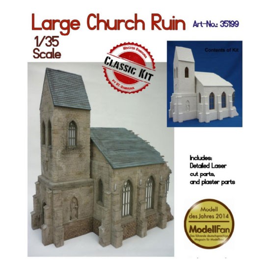 1/35 Large Church Ruin