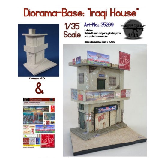 1/35 Diorama-Base: Iraqi House