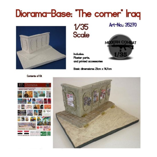 1/35 Diorama-Base: The Corner (Iraq) 1/35 Diorama-Base: The Corner (Iraq)