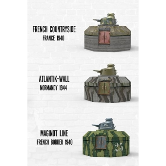 1/35 French Bunker with FT17 Turret 1/35 French Bunker with FT17 Turret