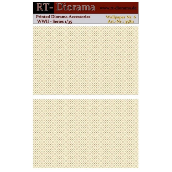 1/35 Printed Accessories: Wallpaper Nr.6 1/35 Printed Accessories: Wallpaper Nr.6
