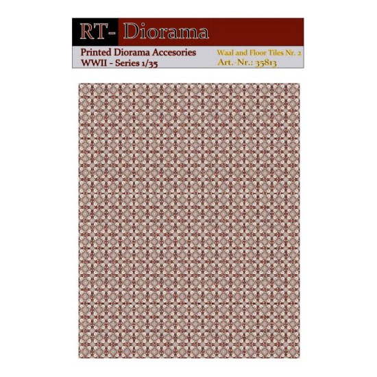1/35 Printed Accessories: Wall and Floor Tiles Nr.2 1/35 Printed Accessories: Wall and Floor Tiles Nr.2