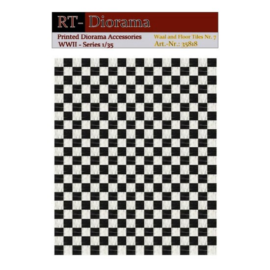 1/35 Printed Accessories: Wall and Floor Tiles Nr.7 1/35 Printed Accessories: Wall and Floor Tiles Nr.7