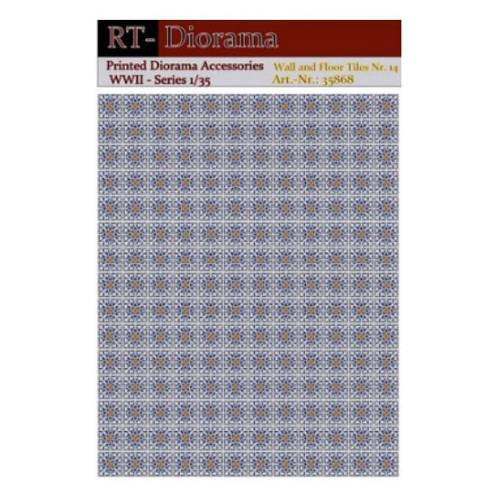 1/35 Printed Accessories: Wall and Floor Tiles Nr.14 1/35 Printed Accessories: Wall and Floor Tiles Nr.14