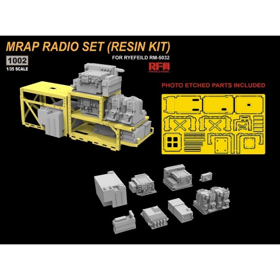 1/35 Mrap Radio Set (resin) for RM-5032 M1024A1 M-ATV 1/35 Mrap Radio Set (resin) for RM-5032 M1024A1 M-ATV