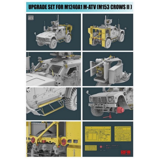 1/35 M1240A1 M-ATV (M153 CROWS II) Upgrade set for RM-5052