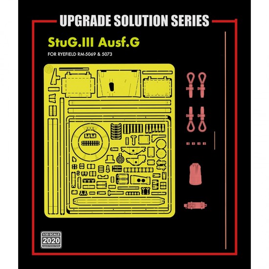 1/35 Upgrade Detail set for RM-5069 / RM-5073 StuG. III Ausf. G 1/35 Upgrade Detail set for RM-5069 / RM-5073 StuG. III Ausf. G