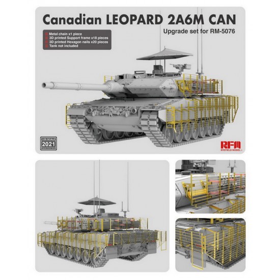 1/35 Canadian LEOPARD 2A6M CAN Upgrade Detail set for RM-5076