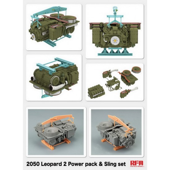 1/35 Leopard 2 Power Pack & Sling Set 1/35 Leopard 2 Power Pack & Sling Set