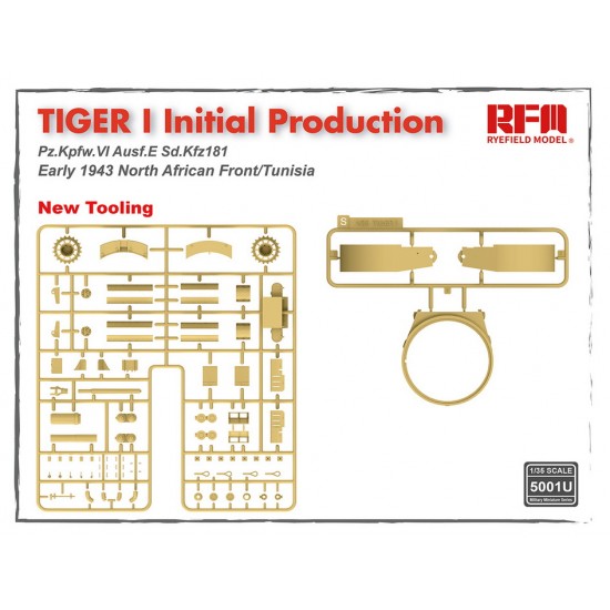 1/35 Tiger I Initial Production Early 1943 North African Front/Tunisia 1/35 Tiger I Initial Production Early 1943 North African Front/Tunisia