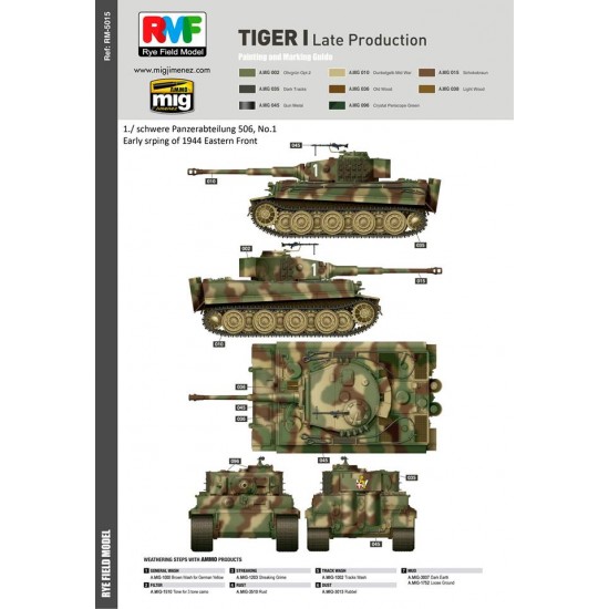 1/35 SdKfz.181 PzKpfw.VI Ausf.E Tiger I Late Production 1/35 SdKfz.181 PzKpfw.VI Ausf.E Tiger I Late Production