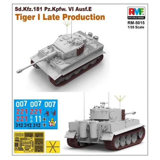 1/35 SdKfz.181 PzKpfw.VI Ausf.E Tiger I Late Production 1/35 SdKfz.181 PzKpfw.VI Ausf.E Tiger I Late Production