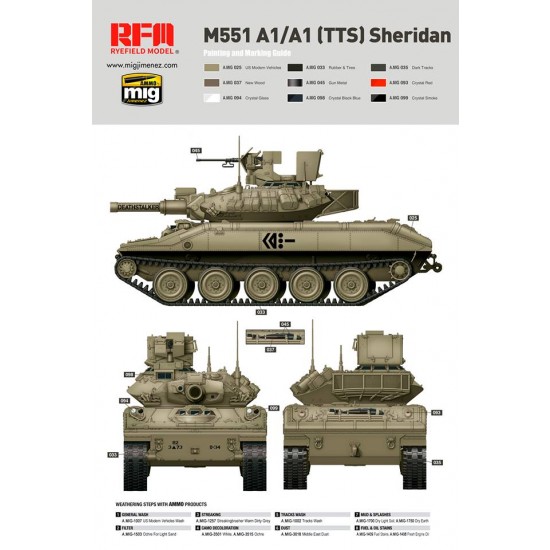 1/35 M551A1/A1 (TTS) Sheridan [2in1]