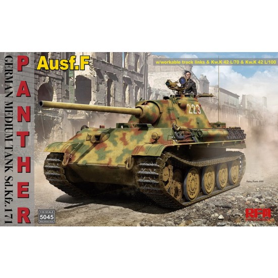 1/35 Panther Ausf.F w/Workable Track Links 1/35 Panther Ausf.F w/Workable Track Links
