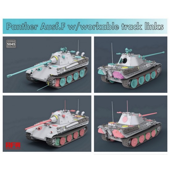 1/35 Panther Ausf.F w/Workable Track Links 1/35 Panther Ausf.F w/Workable Track Links