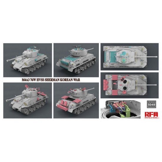 1/35 Korean War M4A3 76w HVSS Sherman 1/35 Korean War M4A3 76w HVSS Sherman