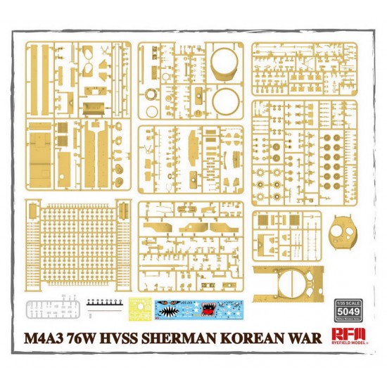 1/35 Korean War M4A3 76w HVSS Sherman 1/35 Korean War M4A3 76w HVSS Sherman